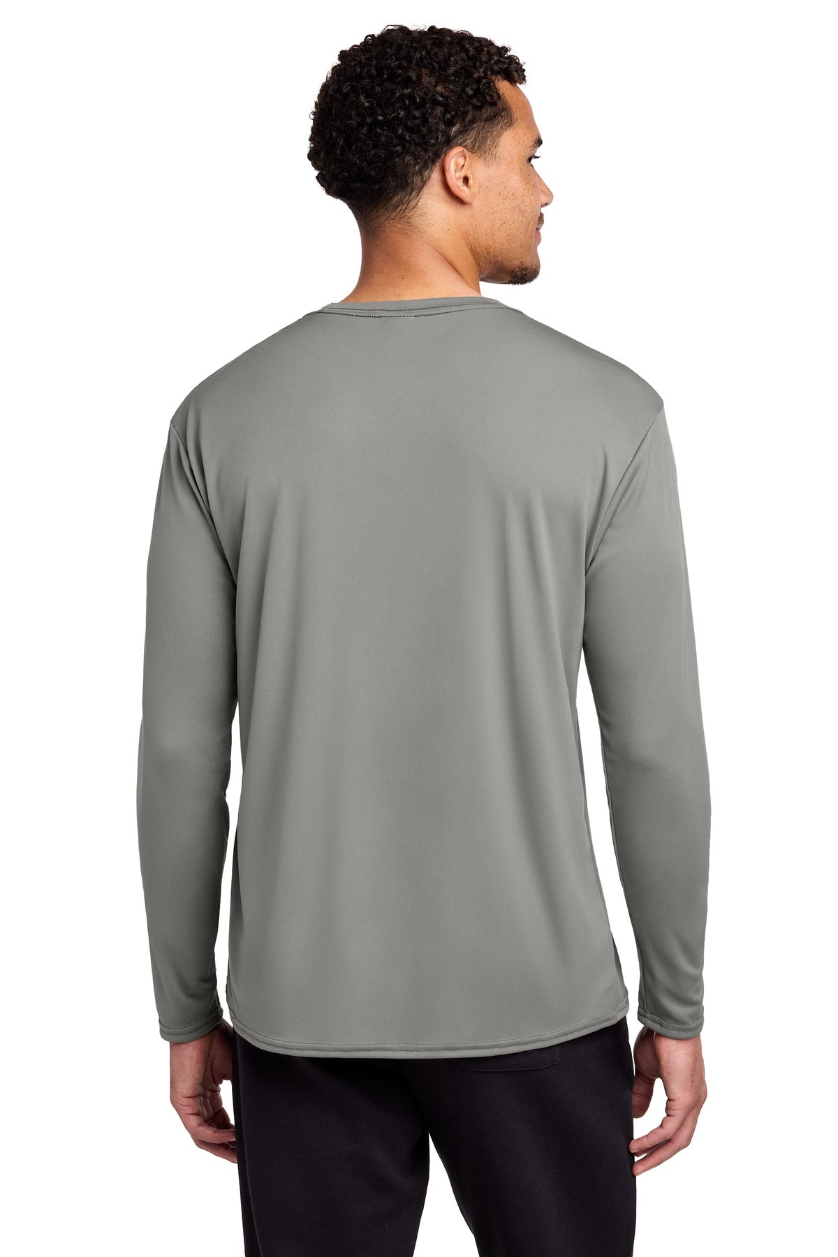 Custom Embroidered Port & Co T-Shirts  in Grey Concrete