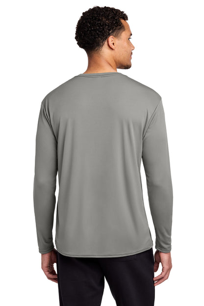 Custom Embroidered Port & Co T-Shirts  in Grey Concrete