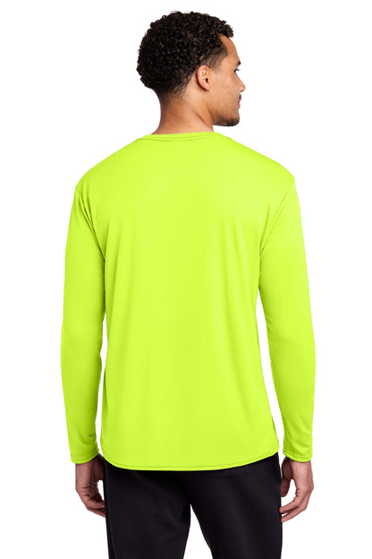 Custom Embroidered Port & Co T-Shirts  in Neon Yellow