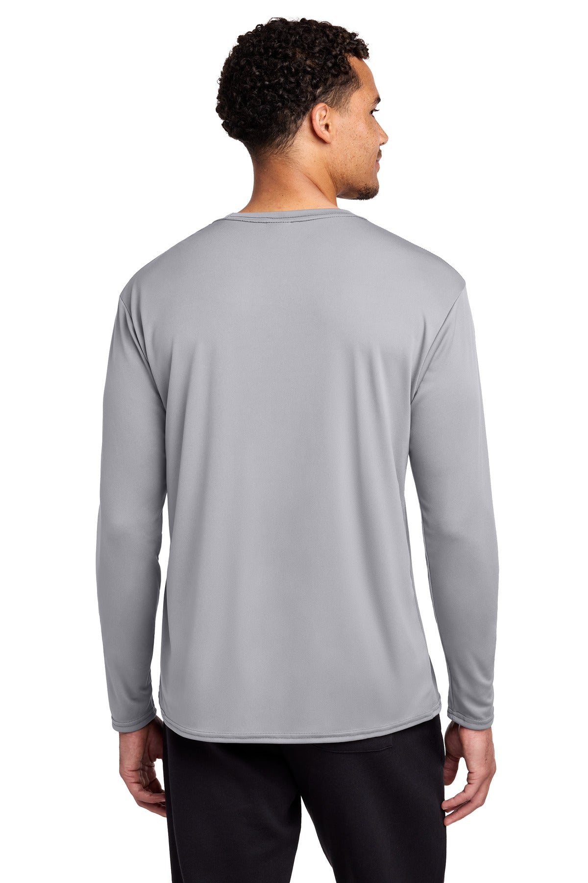 Custom Embroidered Port & Co T-Shirts  in Silver