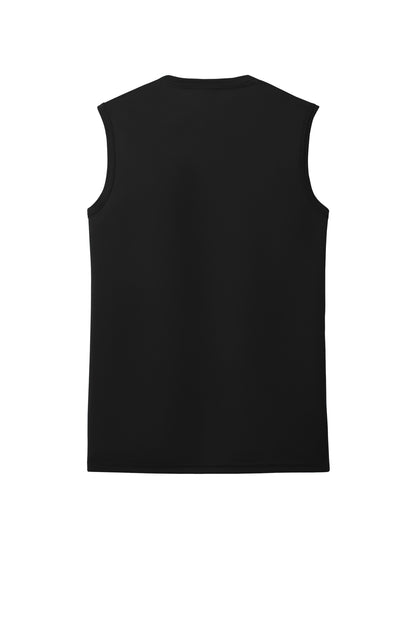 Custom Embroidered Port & Co T-Shirts  in Jet Black