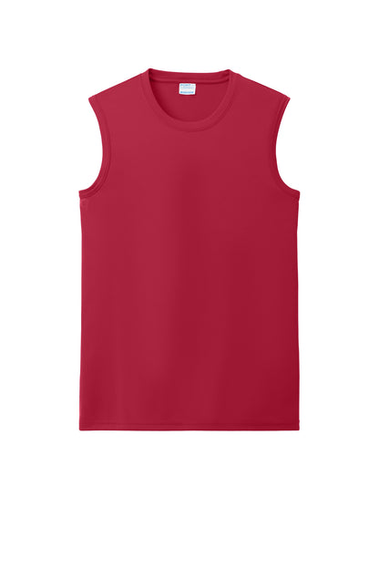 Custom Embroidered Port & Co T-Shirts  in Red