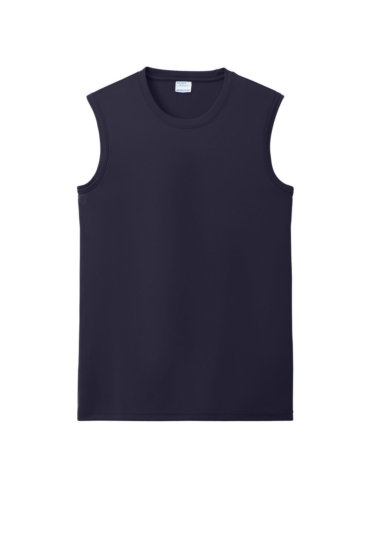 Custom Embroidered Port & Co T-Shirts  in True Navy