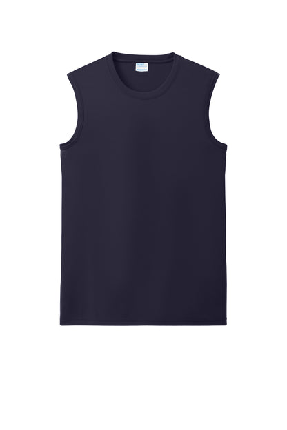 Custom Embroidered Port & Co T-Shirts  in True Navy