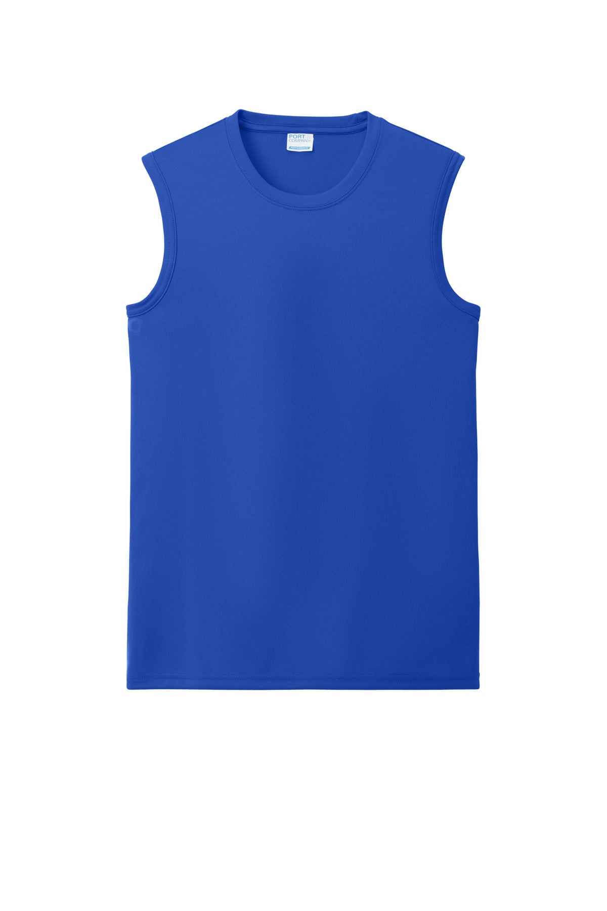 Custom Embroidered Port & Co T-Shirts  in True Royal