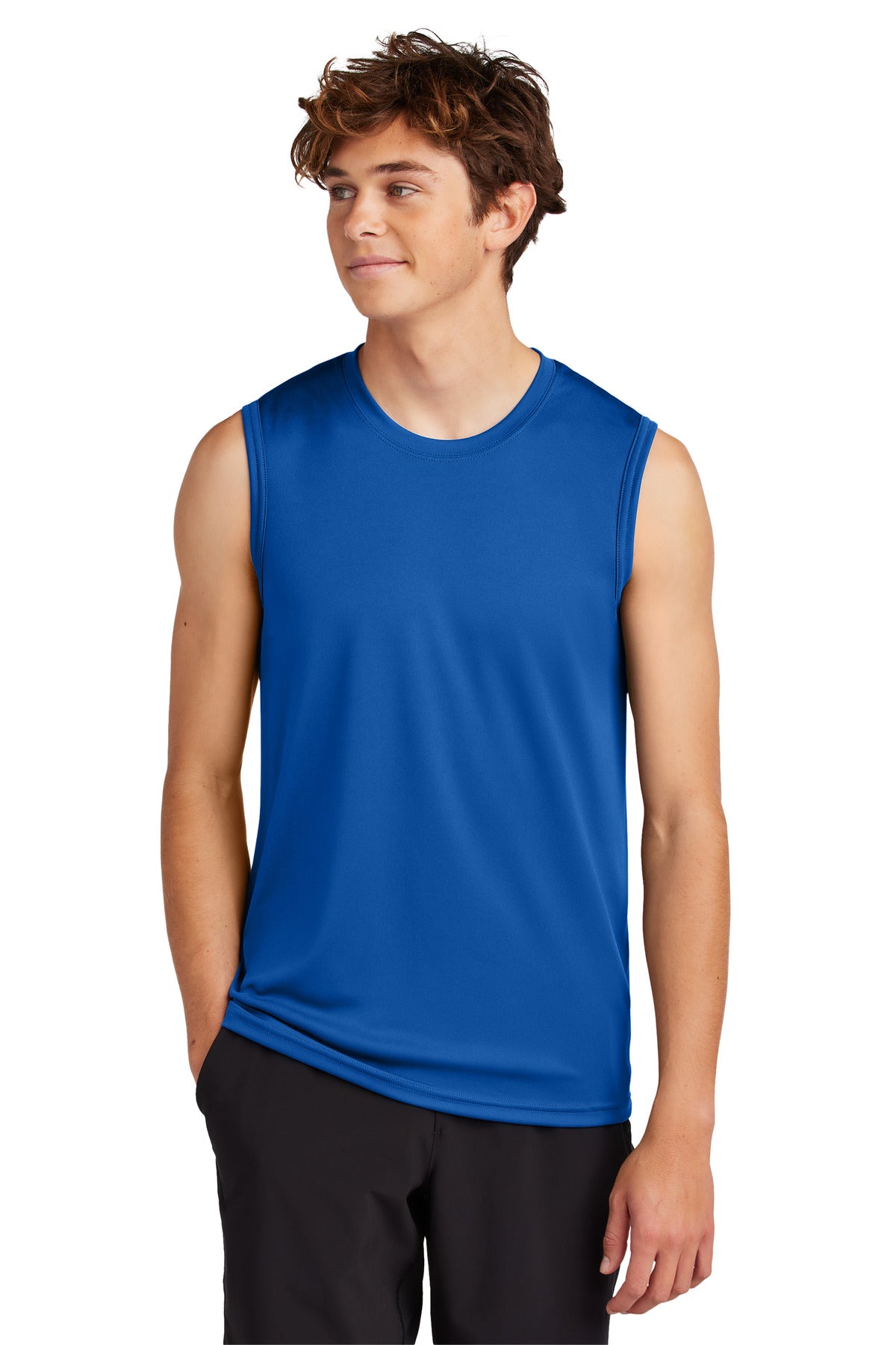 Custom Embroidered Port & Co T-Shirts  in True Royal