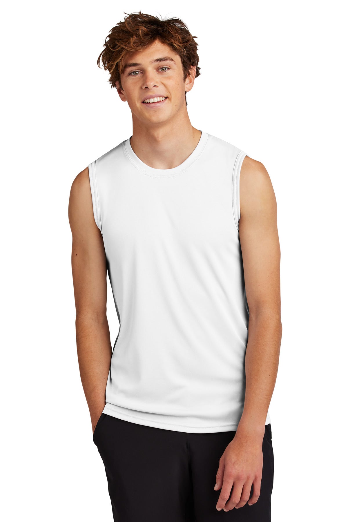 Custom Embroidered Port & Co T-Shirts  in White