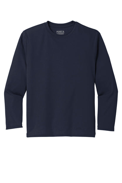 Port & Company  Youth Long Sleeve Performance Tee PC380YLS