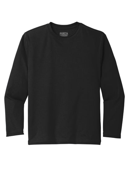 Port & Company  Youth Long Sleeve Performance Tee PC380YLS