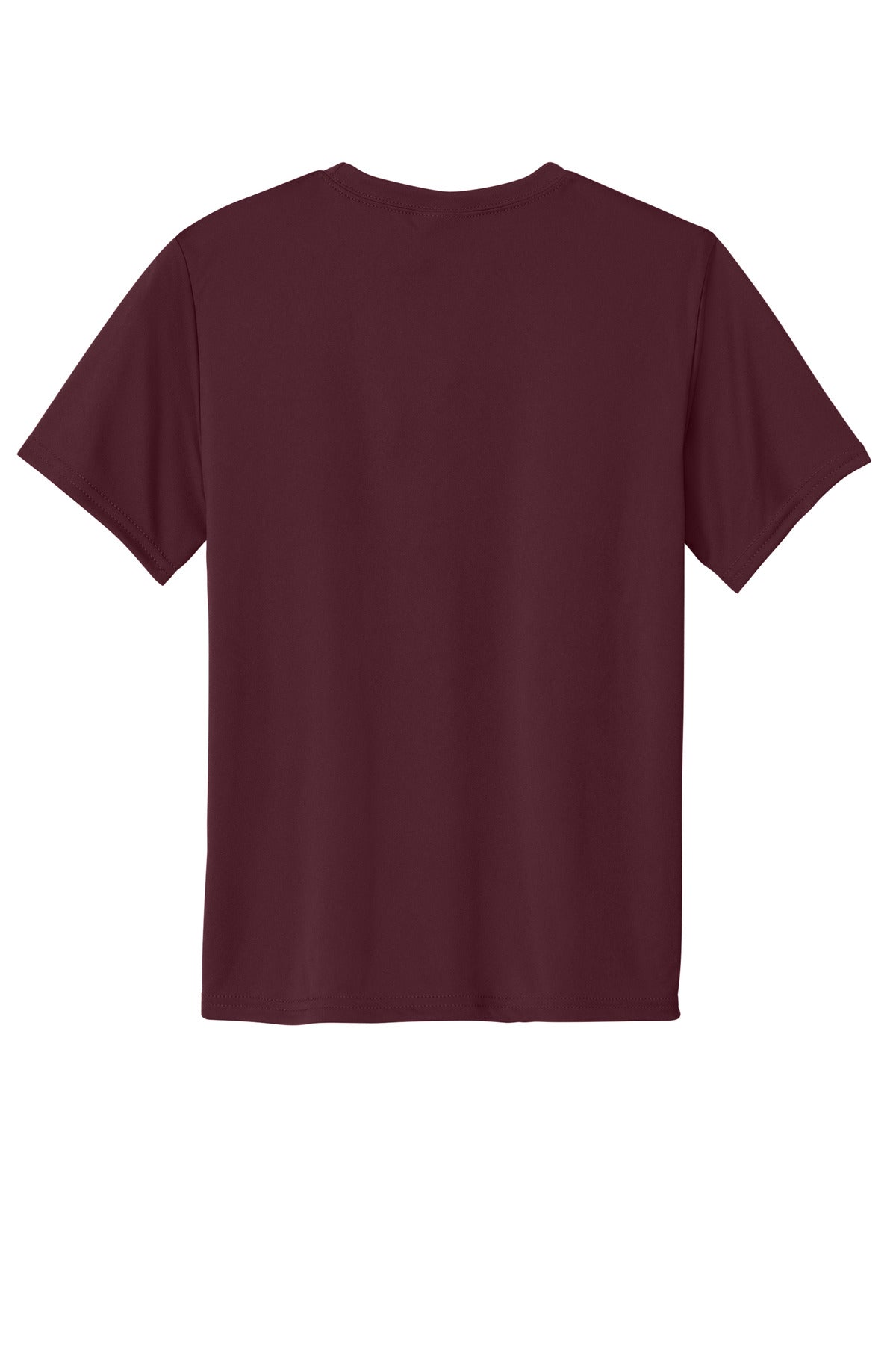 Custom Embroidered Port & Co T-Shirts  in Athletic Maroon