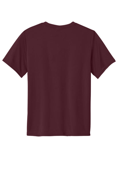 Custom Embroidered Port & Co T-Shirts  in Athletic Maroon