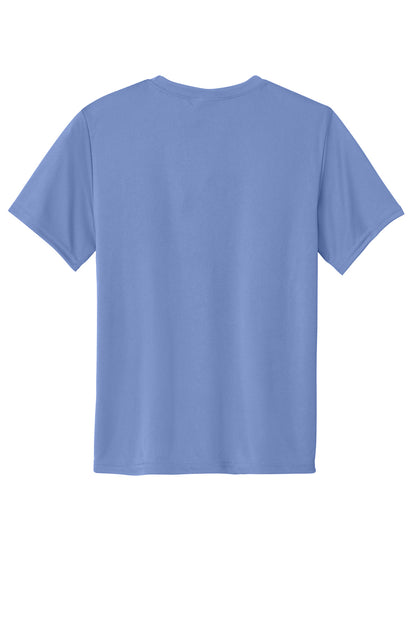 Custom Embroidered Port & Co T-Shirts  in Carolina Blue