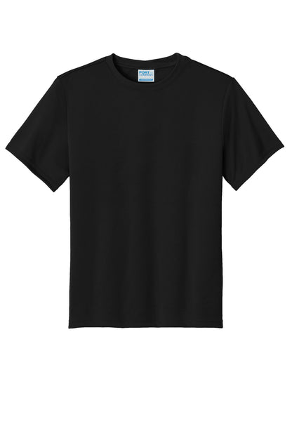 Custom Embroidered Port & Co T-Shirts  in Jet Black