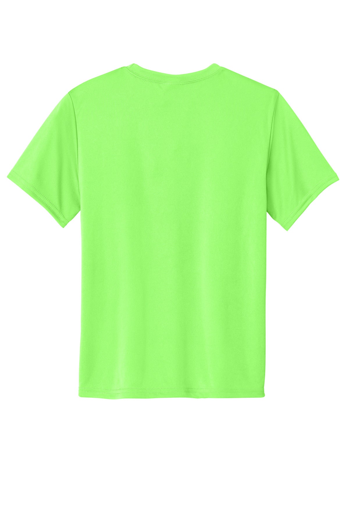 Custom Embroidered Port & Co T-Shirts  in Neon Green