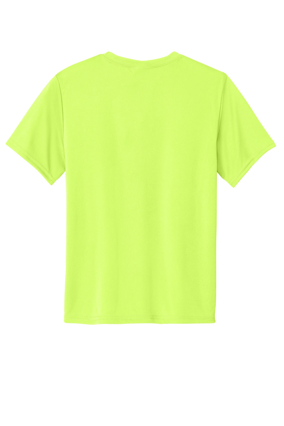 Custom Embroidered Port & Co T-Shirts  in Neon Yellow