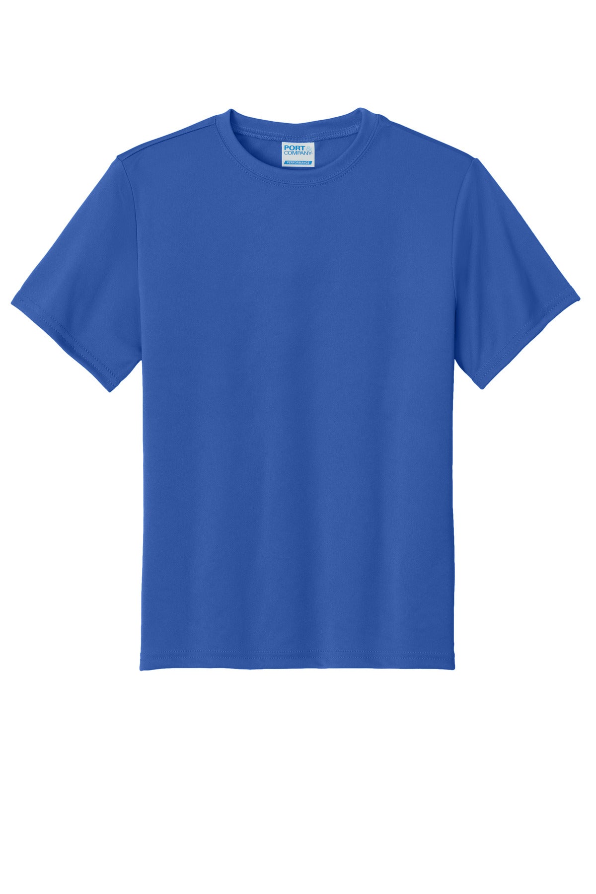Custom Embroidered Port & Co T-Shirts  in Royal