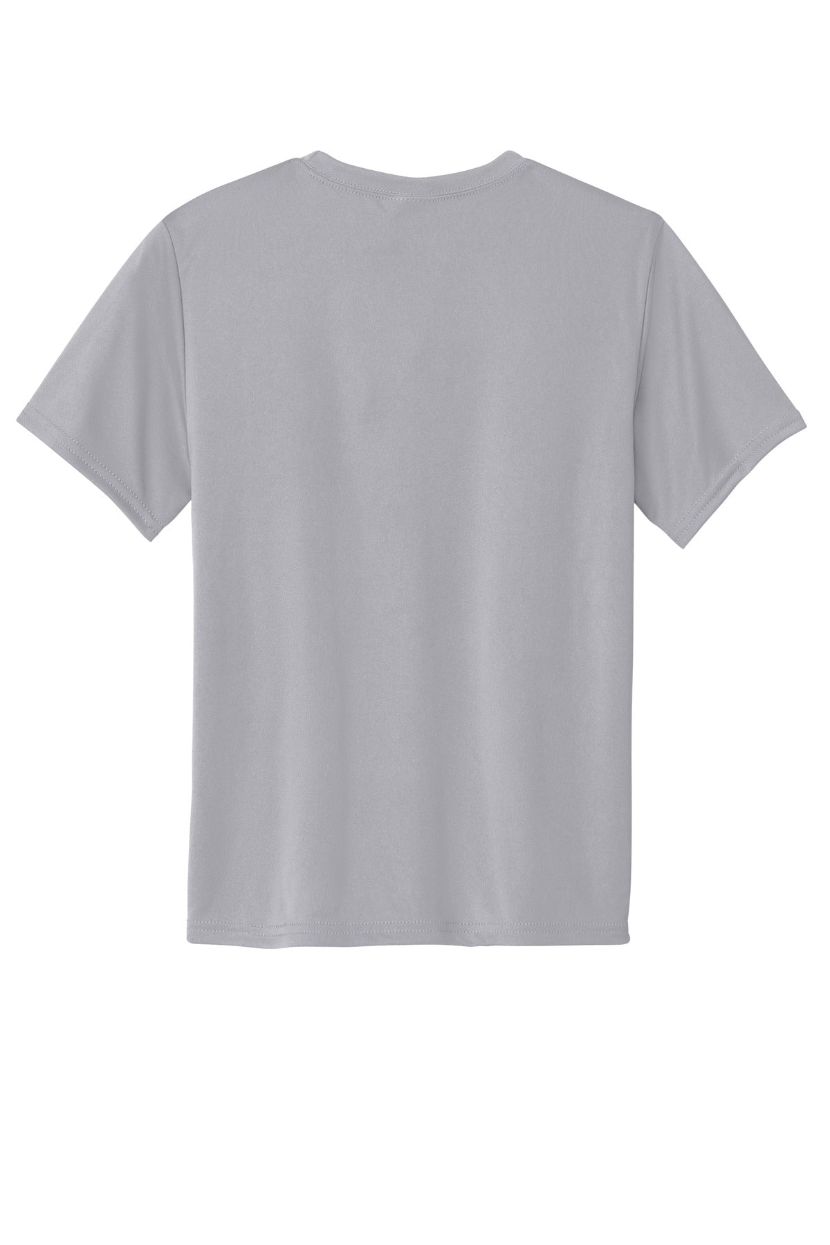 Custom Embroidered Port & Co T-Shirts  in Silver