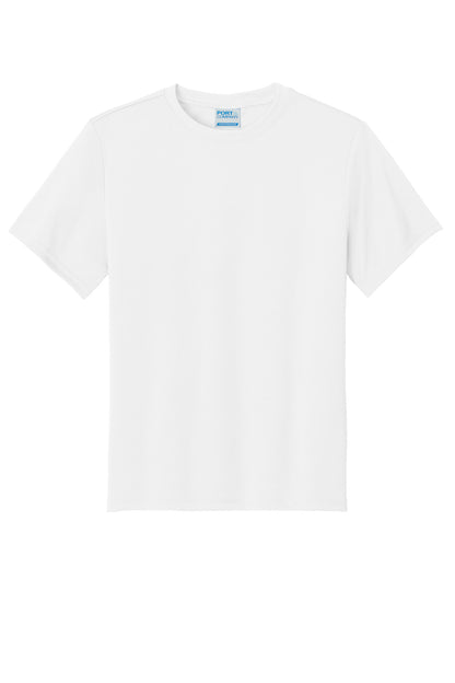 Custom Embroidered Port & Co T-Shirts  in White
