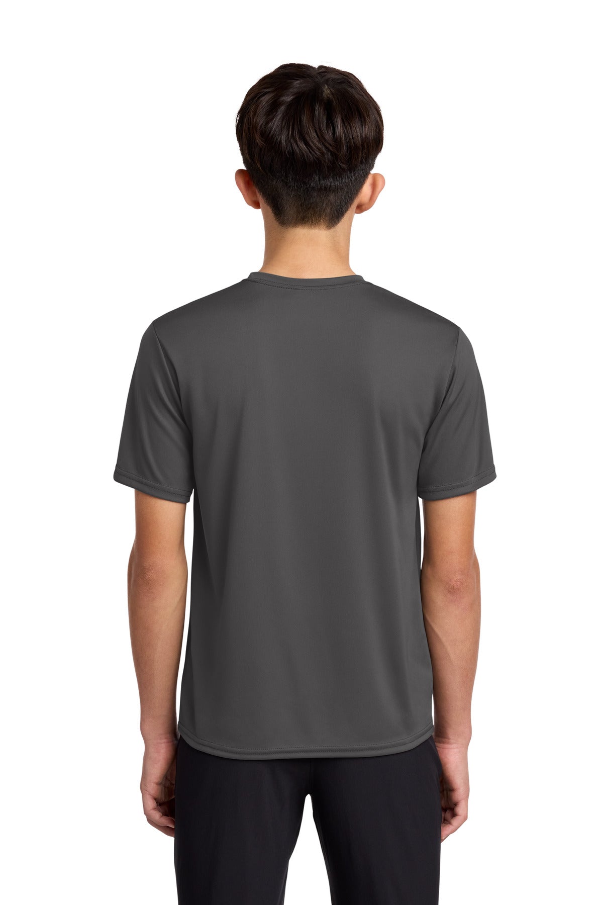 Custom Embroidered Port & Co T-Shirts  in Charcoal