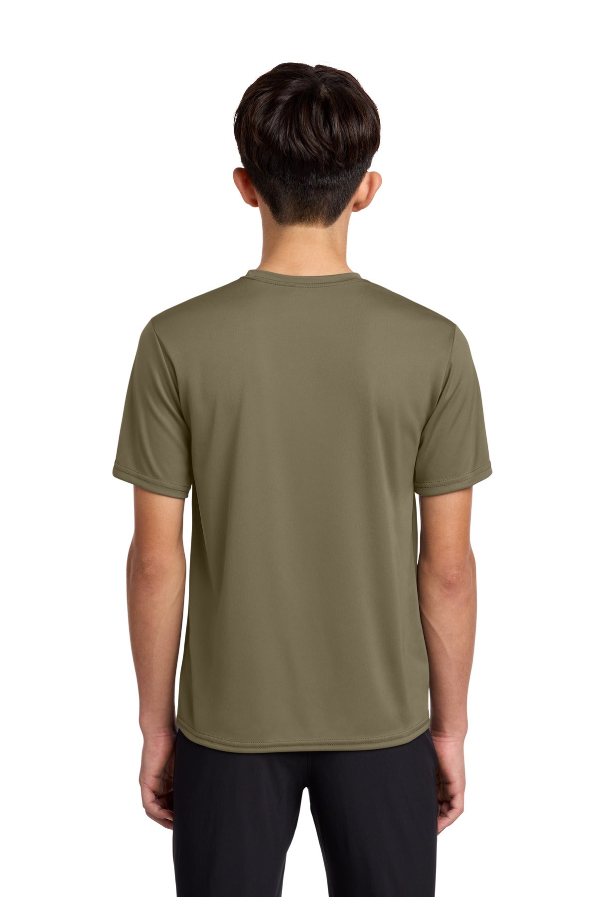 Custom Embroidered Port & Co T-Shirts  in Coyote Brown