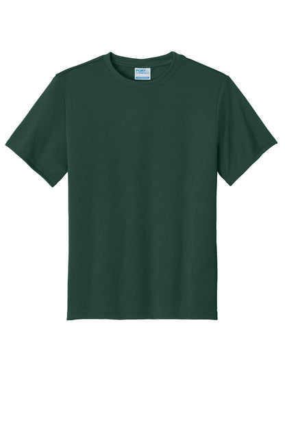 Custom Embroidered Port & Co T-Shirts  in Dark Green