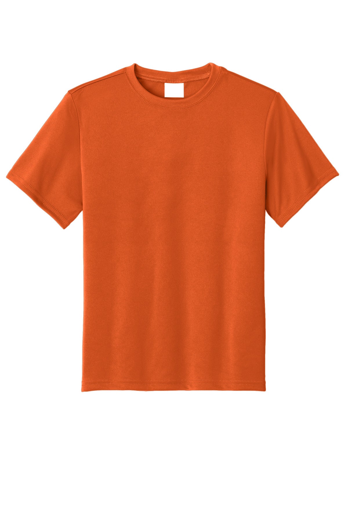 Custom Embroidered Port & Co T-Shirts  in Deep Orange