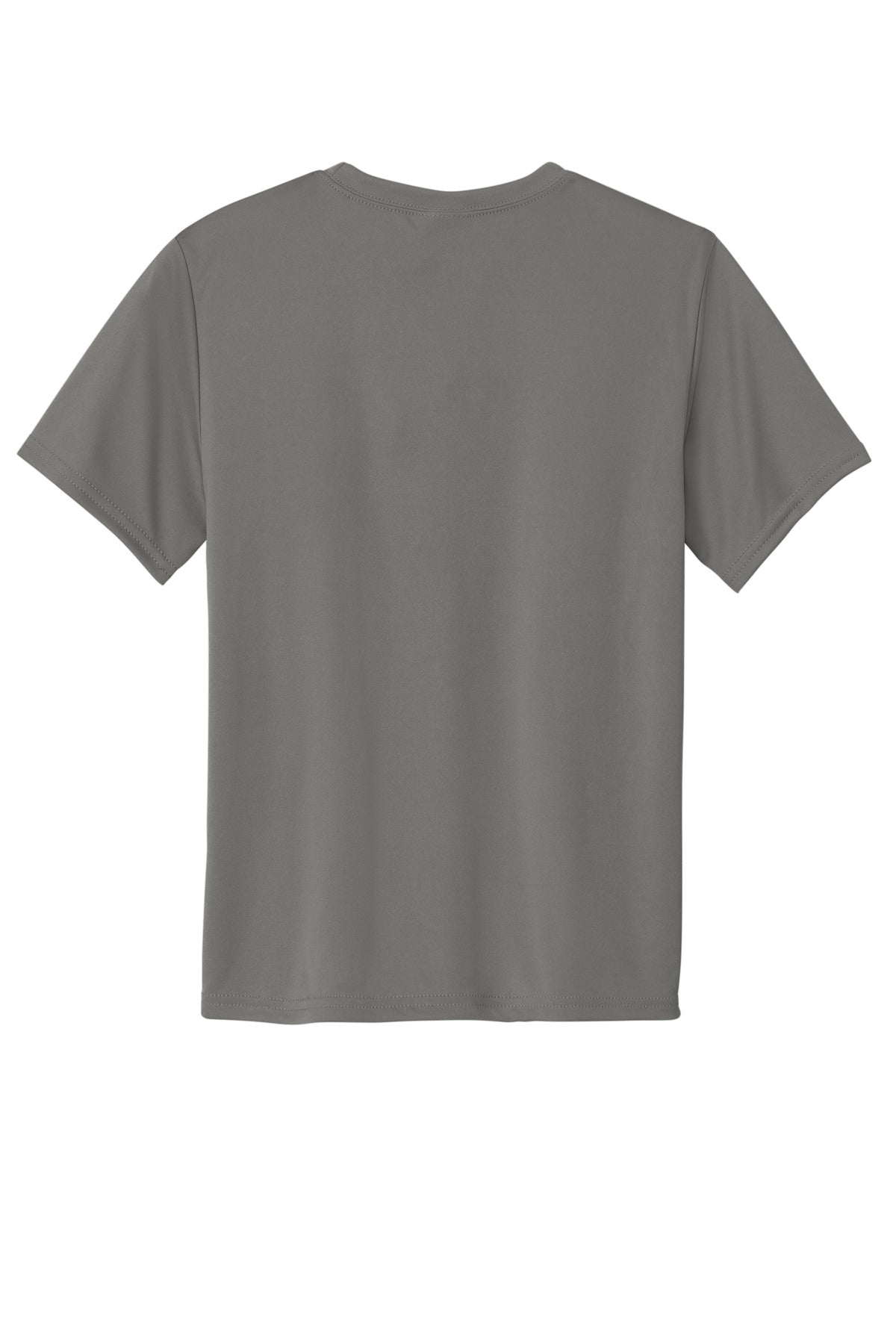 Custom Embroidered Port & Co T-Shirts  in Grey Concrete