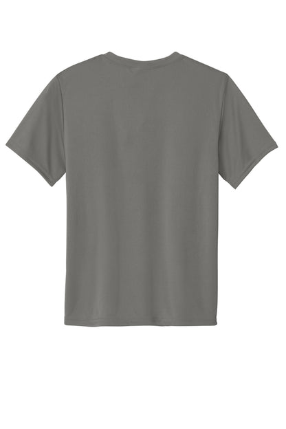 Custom Embroidered Port & Co T-Shirts  in Grey Concrete