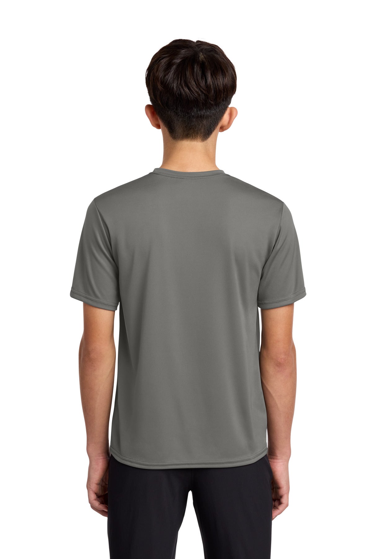 Custom Embroidered Port & Co T-Shirts  in Grey Concrete