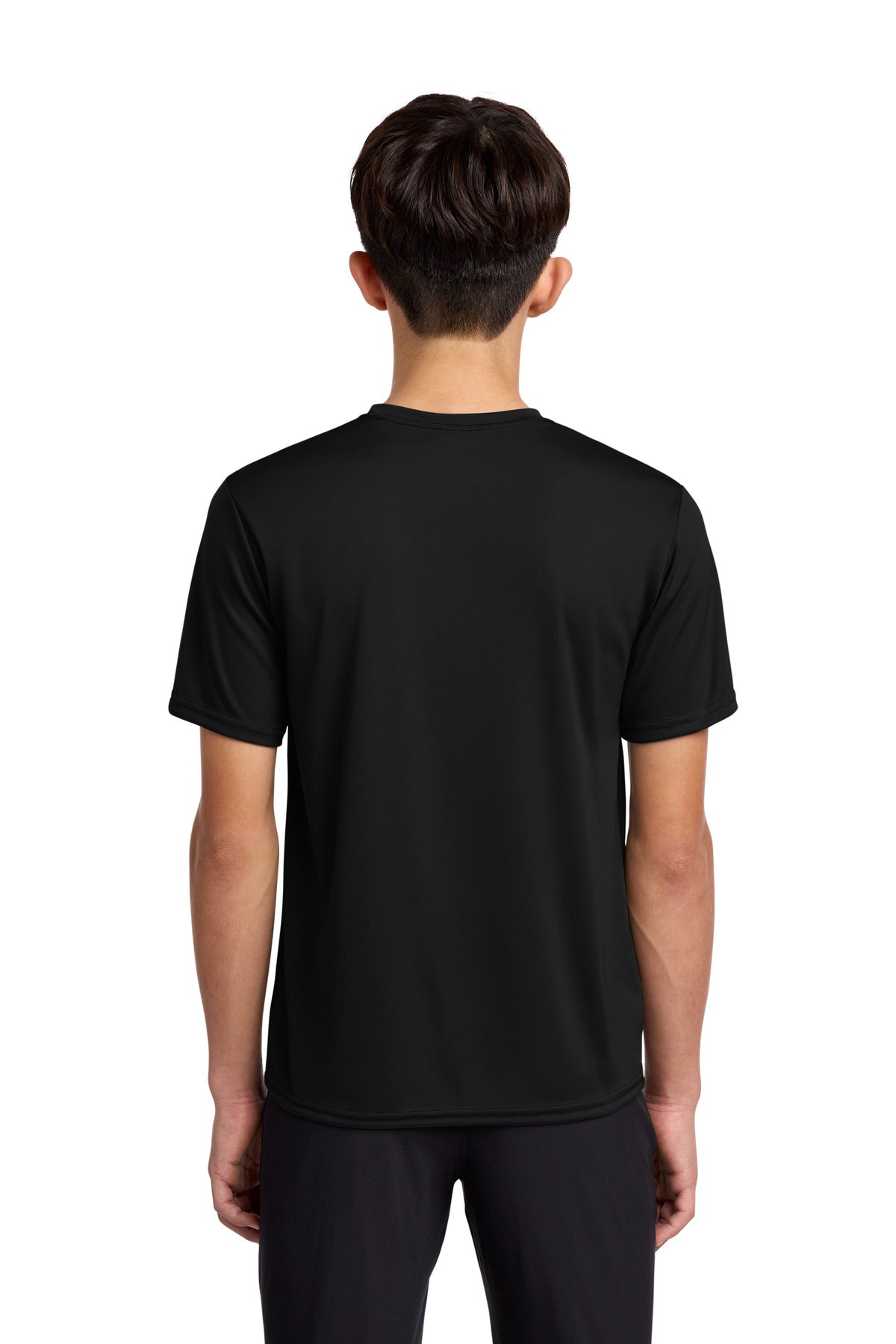 Custom Embroidered Port & Co T-Shirts  in Jet Black
