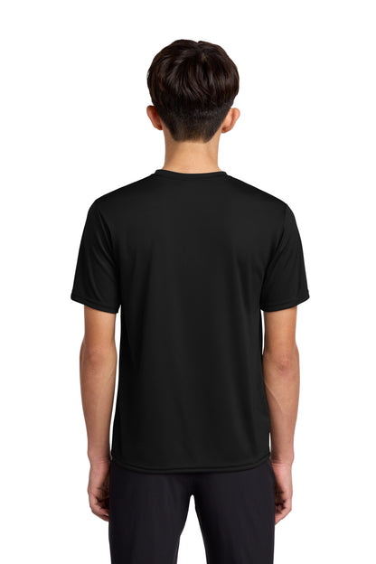 Custom Embroidered Port & Co T-Shirts  in Jet Black