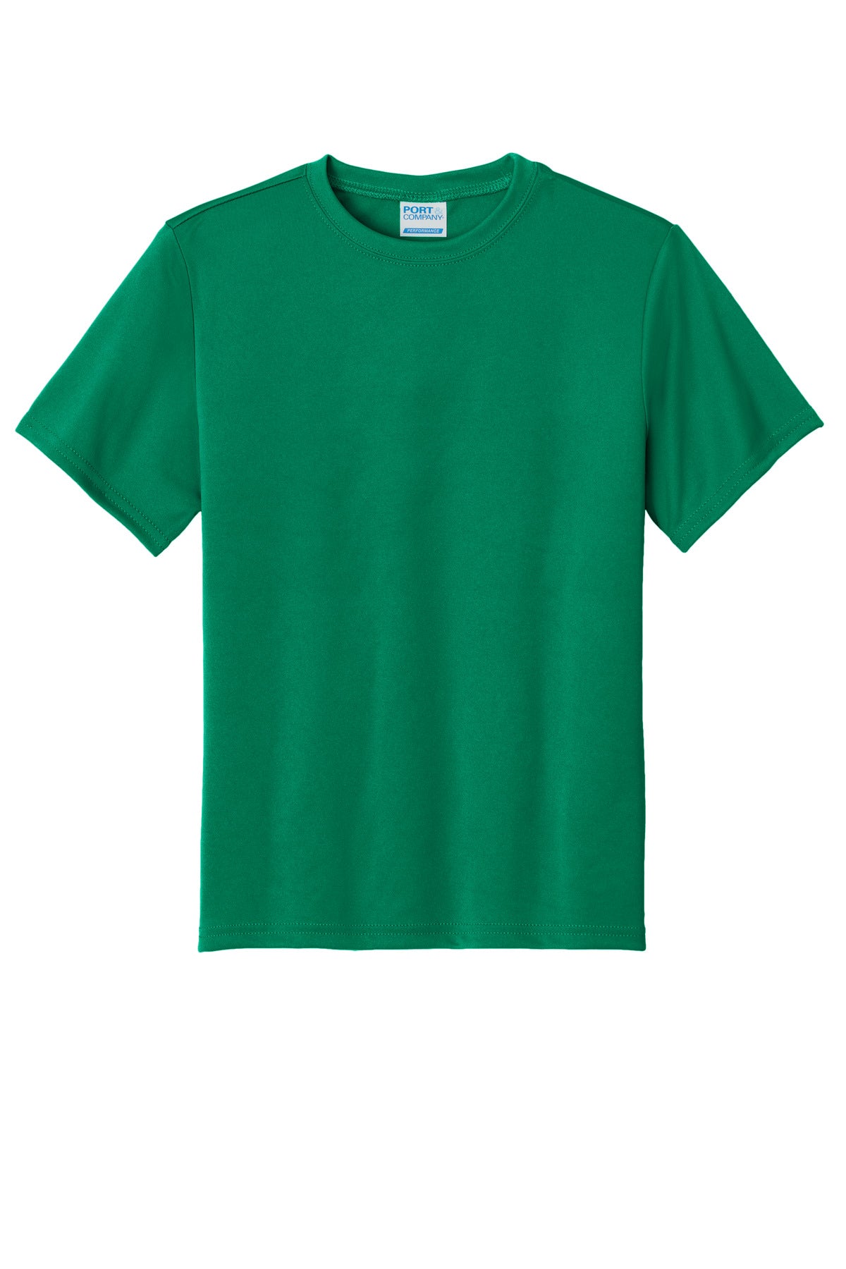 Custom Embroidered Port & Co T-Shirts  in Kelly
