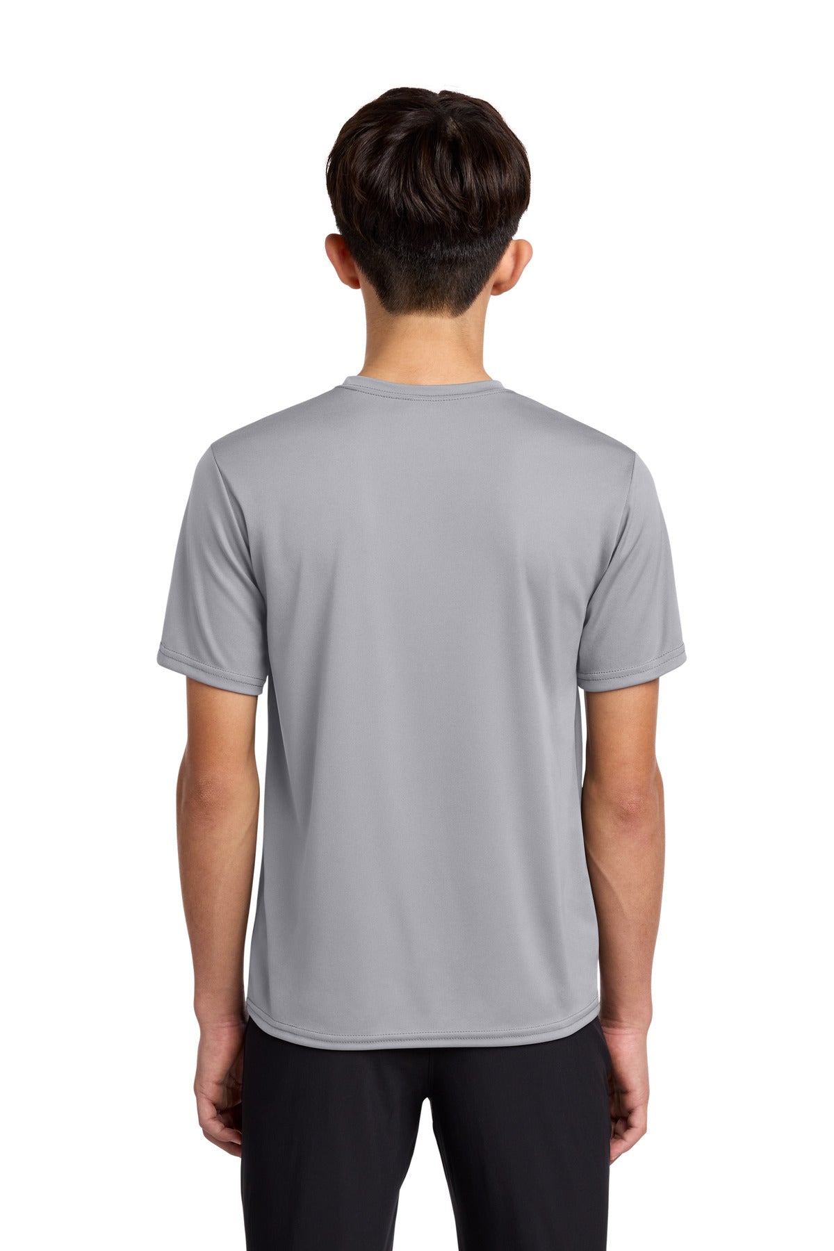 Custom Embroidered Port & Co T-Shirts  in Silver