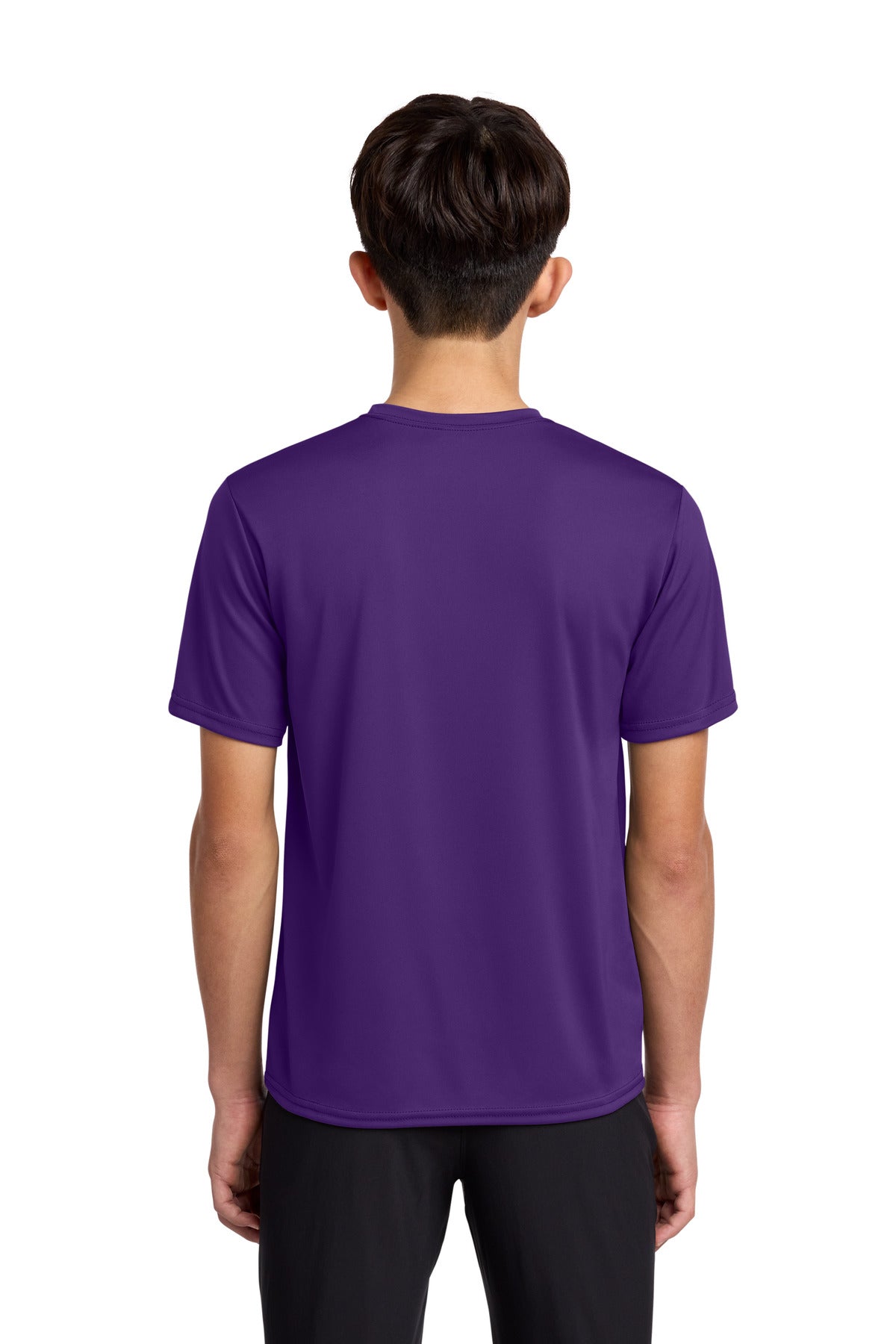 Custom Embroidered Port & Co T-Shirts  in Team Purple