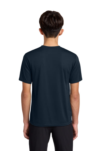 Custom Embroidered Port & Co T-Shirts  in True Navy