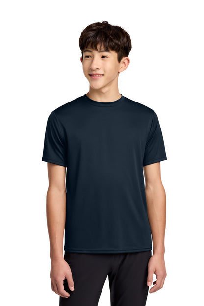 Custom Embroidered Port & Co T-Shirts  in True Navy