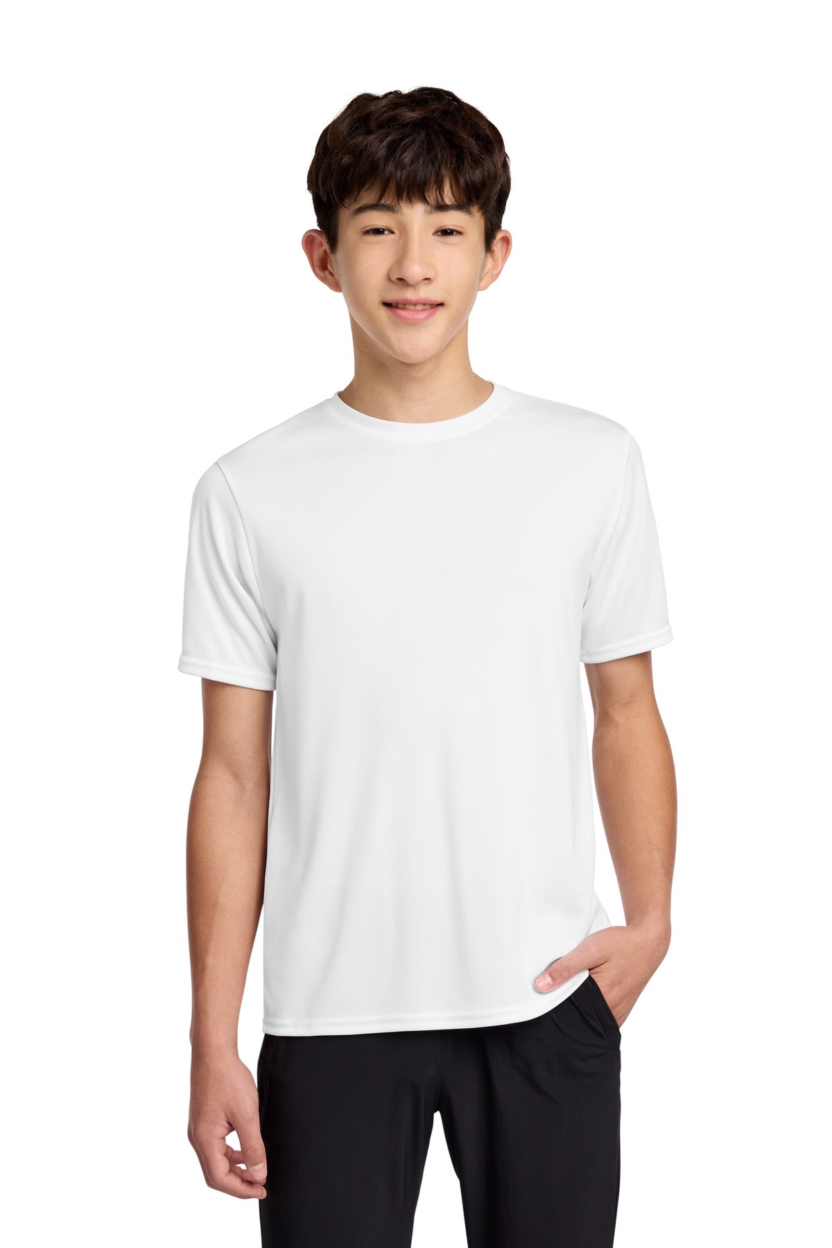 Custom Embroidered Port & Co T-Shirts  in White