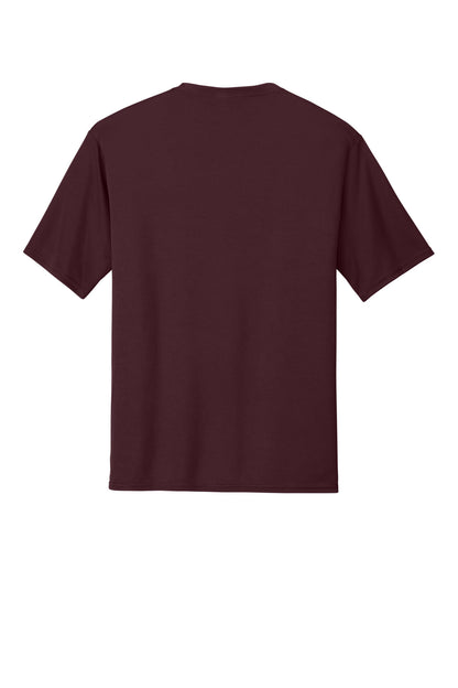 Custom Embroidered Port & Co T-Shirts  in Athletic Maroon