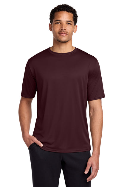 Custom Embroidered Port & Co T-Shirts  in Athletic Maroon