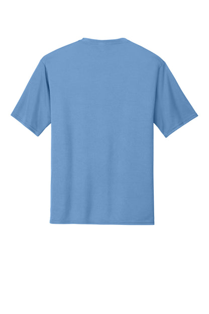 Custom Embroidered Port & Co T-Shirts  in Carolina Blue