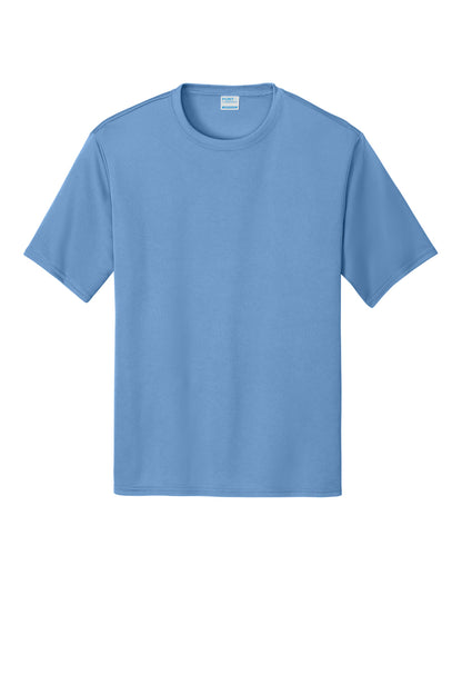 Custom Embroidered Port & Co T-Shirts  in Carolina Blue