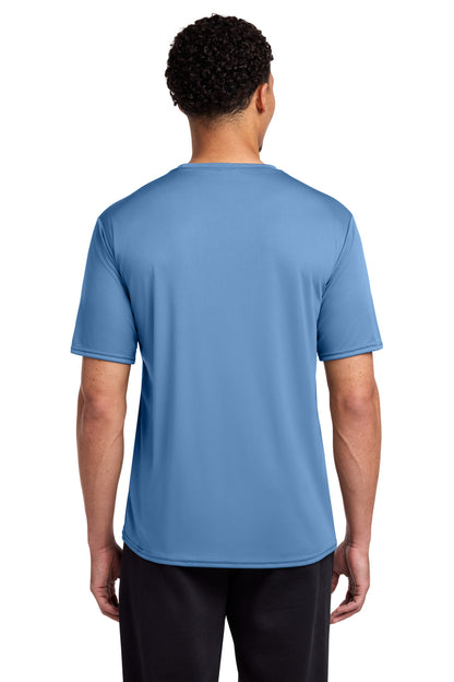Custom Embroidered Port & Co T-Shirts  in Carolina Blue