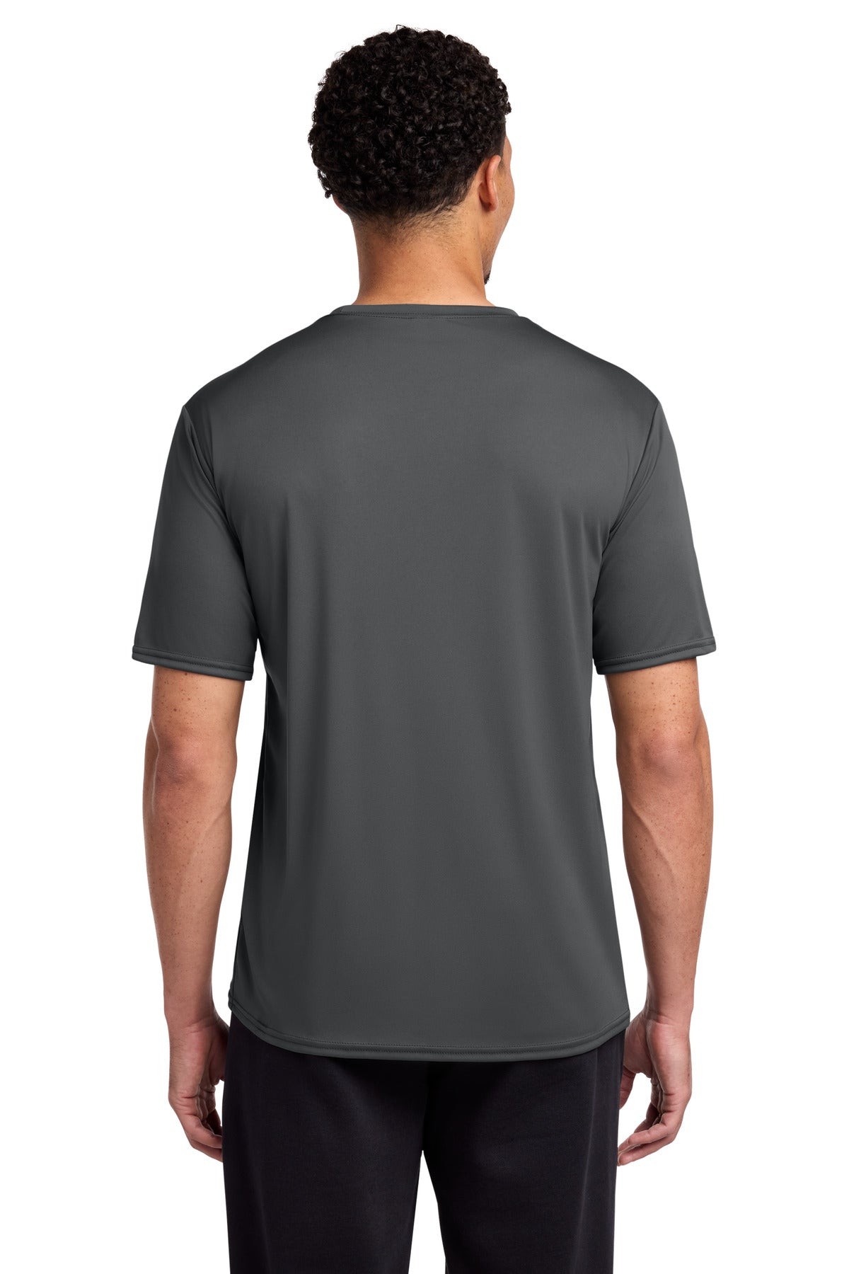Custom Embroidered Port & Co T-Shirts  in Charcoal