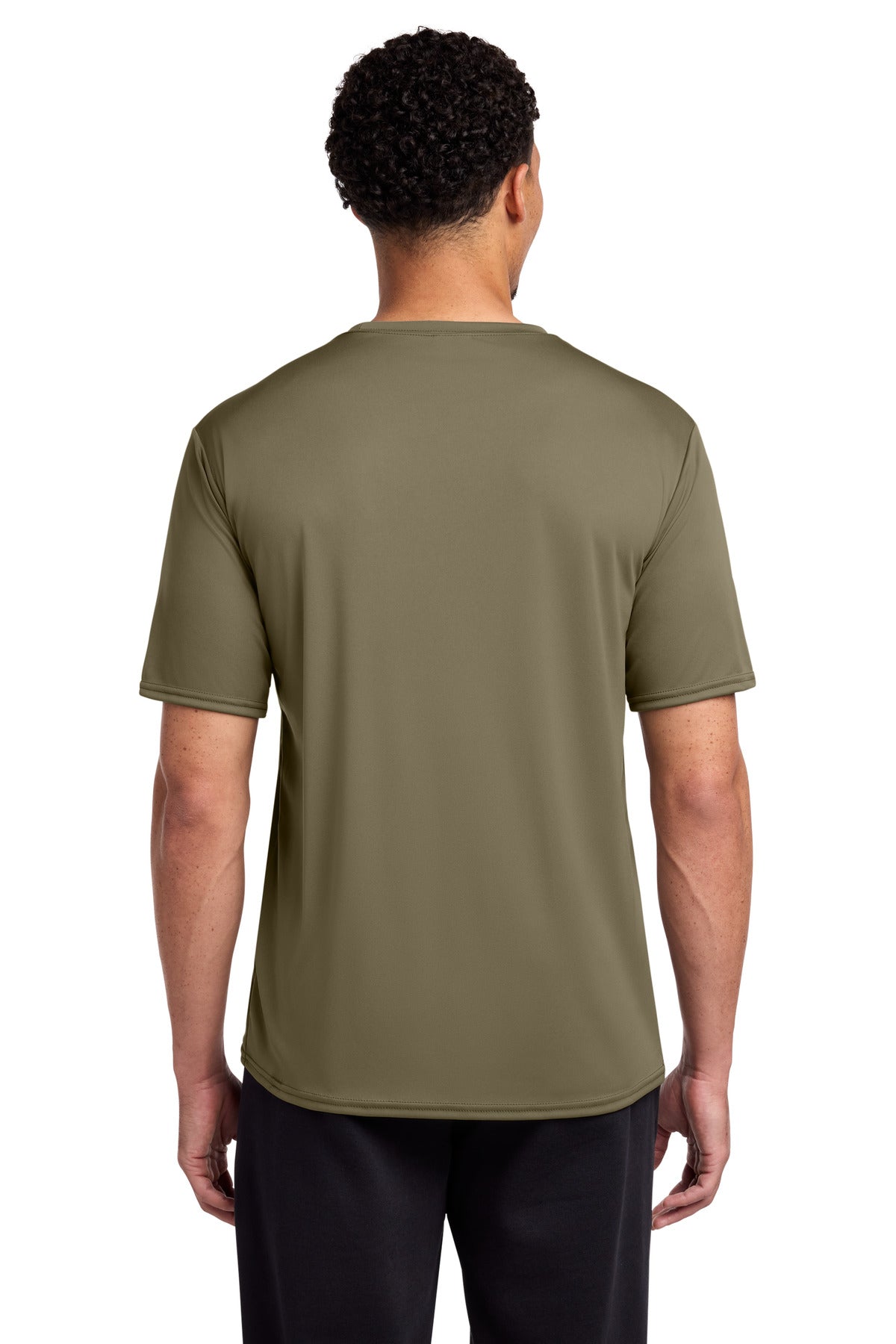 Custom Embroidered Port & Co T-Shirts  in Coyote Brown