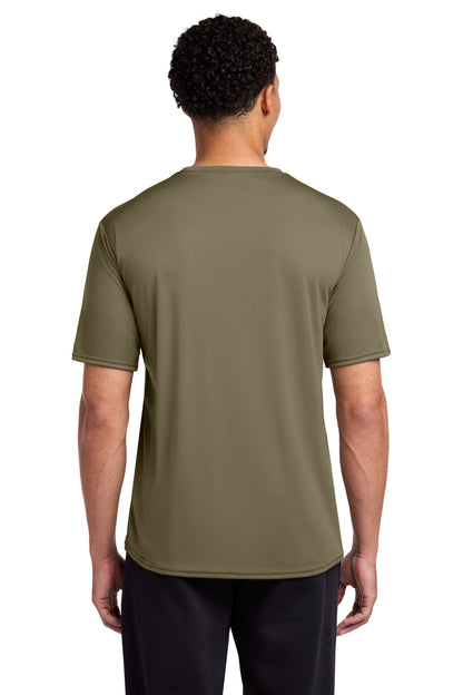Custom Embroidered Port & Co T-Shirts  in Coyote Brown