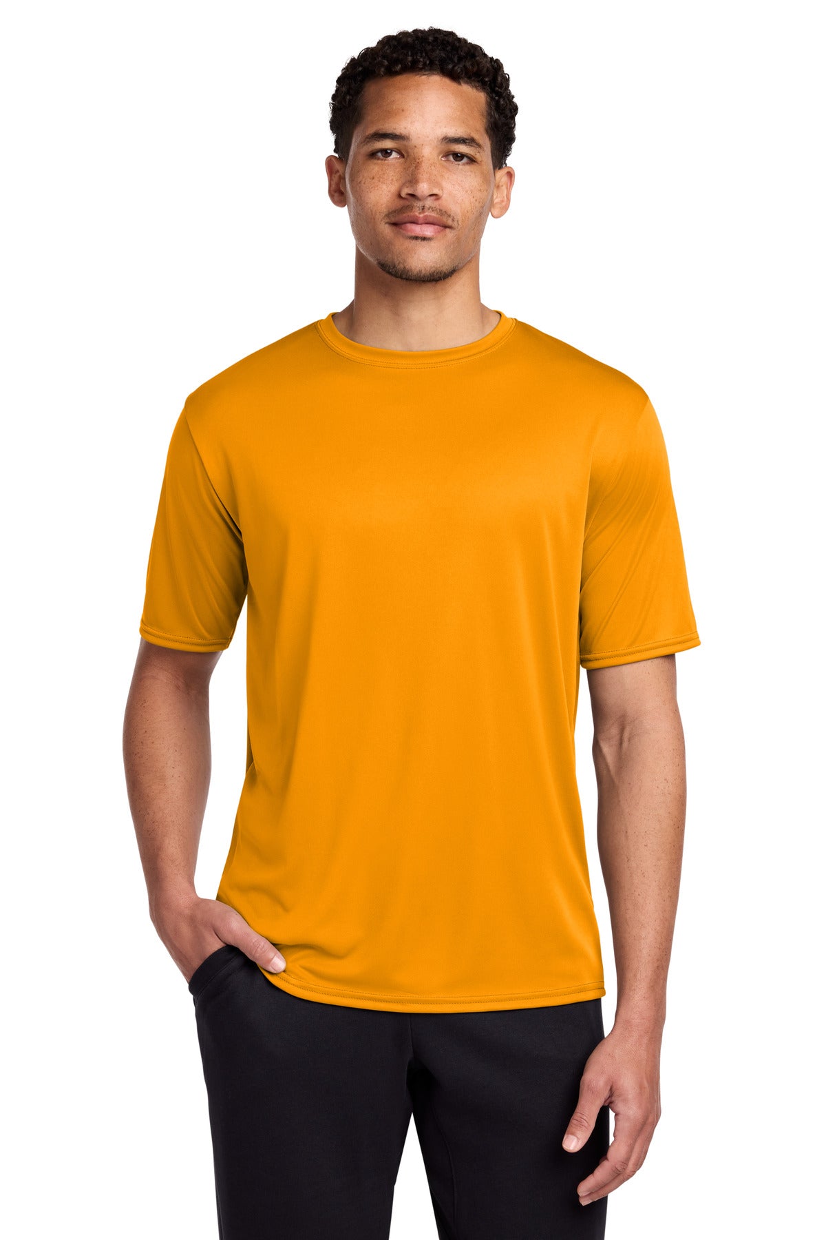 Custom Embroidered Port & Co T-Shirts  in Gold