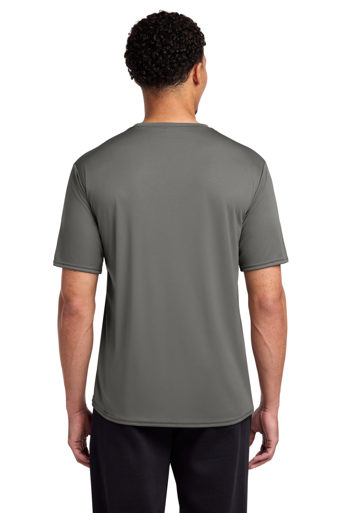 Custom Embroidered Port & Co T-Shirts  in Grey Concrete