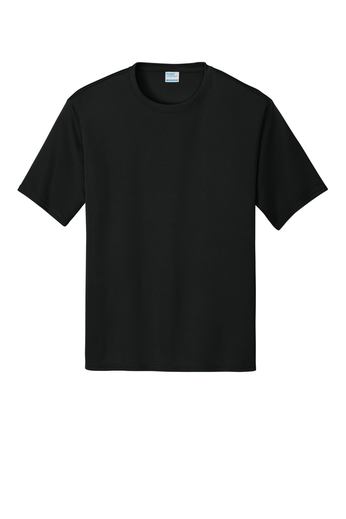 Custom Embroidered Port & Co T-Shirts  in Jet Black