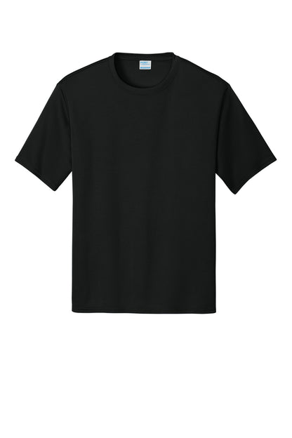 Custom Embroidered Port & Co T-Shirts  in Jet Black