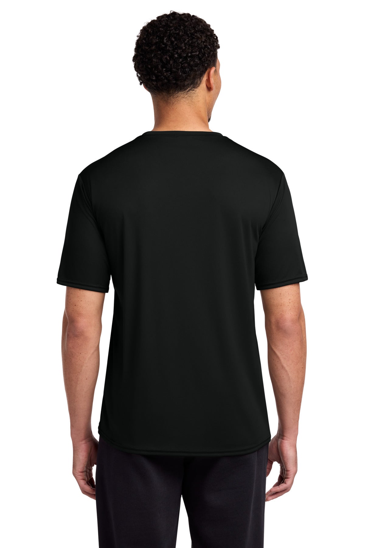 Custom Embroidered Port & Co T-Shirts  in Jet Black